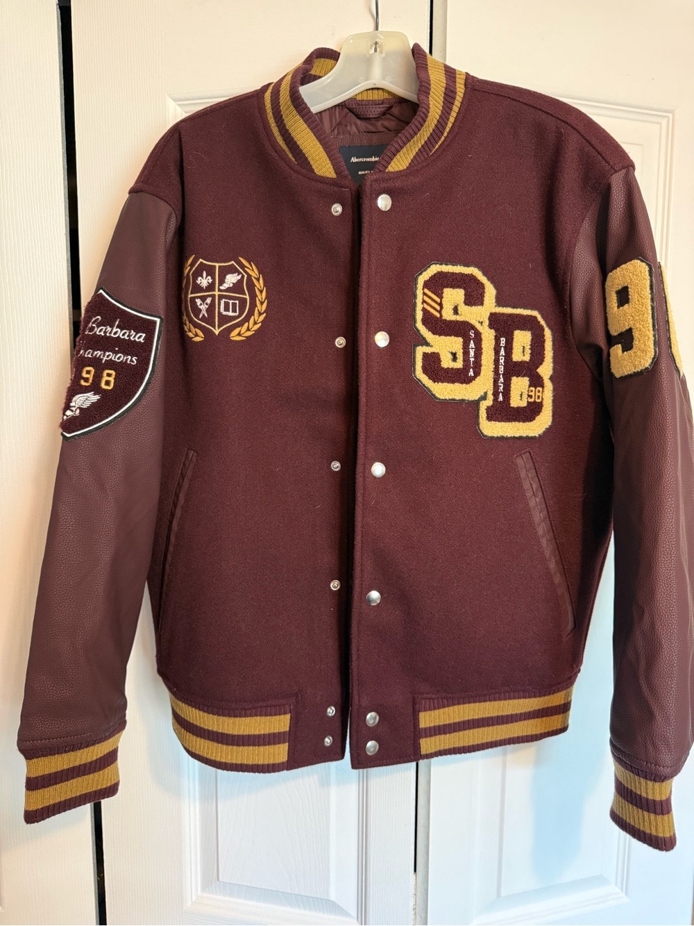 Abercrombie Varsity Bomber Jacket